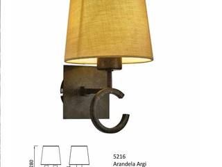 Arandela Mantra Argi Lamp. 1 LED 12W Cúpula Bege Metal Envelhecido, Luminosità - La lucce Della Vita Luminosità - La lucce Della Vita Living room
