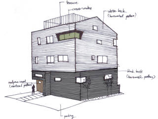 다담하우스_부천시 소사구 범박동 207-6 다가구주택, AAG architecten AAG architecten