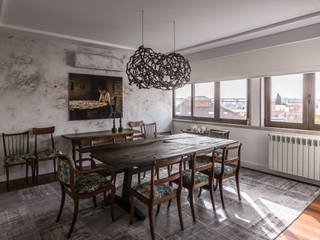 Uma casa dedicada à arte, Architect Your Home Architect Your Home Eclectic style dining room