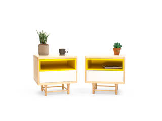 Kaaja Collection, CarlosJimenez Design CarlosJimenez Design Chambre scandinave Bois massif Multicolore