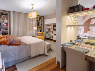 Residência V.V., Bompean Bompean Modern Bedroom