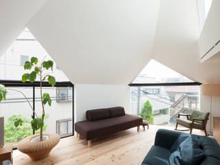 Perfil, architects atelier ryo abe architects atelier ryo abe Salas de estilo moderno