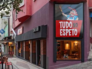 Restaurante Tudo no Espeto - Bairro Lourdes, Aptar Arquitetura Aptar Arquitetura مساحات تجارية