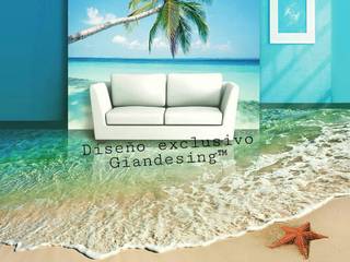 Diseños de Paredes, Giandesing Giandesing Bedroom گلاس Transparent