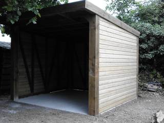 Exterior Store, Pristine Garden Rooms Pristine Garden Rooms Rustic style garage/shed Wood Wood effect