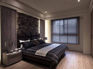 豐邑晴空匯, 立禾空間設計有限公司 立禾空間設計有限公司 Modern style bedroom