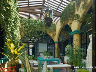 Patio Interior, EL AZUL ESTUDIO EL AZUL ESTUDIO สวน โลหะ