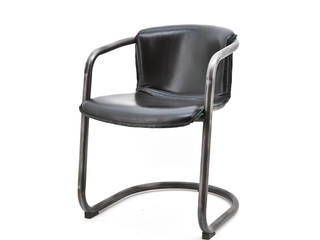 Sfeerberg assortiment stoelen, Sfeerberg woon & Kado Sfeerberg woon & Kado Ruang Makan Gaya Industrial Kulit Grey