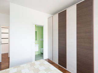 Casa Moderna: Ristrutturazione di un appartamento posto al terzo piano, Studio gamp! Studio gamp! Moderne Schlafzimmer