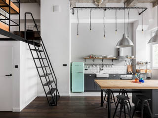 Our photoshoot of apartment design by Lokal Studio Ayuko Studio Industrialny salon