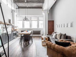 Our photoshoot of apartment design by Lokal Studio Ayuko Studio Industrialny salon