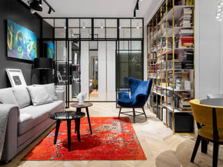 Our photoshoot of apartment design by MOJO Architekci (Warsaw) Ayuko Studio Eklektyczny salon