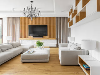 Our photoshoot of apartment design by boStudio Patrycja Boniuk Ayuko Studio Nowoczesny salon