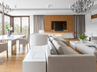 Our photoshoot of apartment design by boStudio Patrycja Boniuk Ayuko Studio Nowoczesny salon