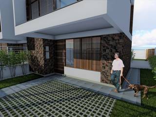 Conjunto residencial, Okla Arquitetura Okla Arquitetura منازل