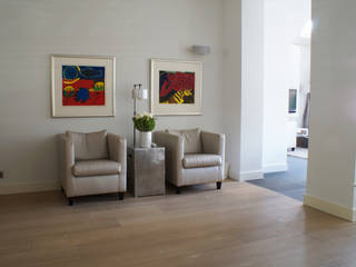Verbouw monumentale woning, studio architecture studio architecture Modern living room Wood Brown