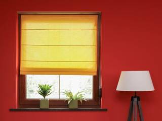 Sonnenfarbe Gelb, Dekoria GmbH Dekoria GmbH Puertas y ventanas clásicas Textil Ámbar/Dorado