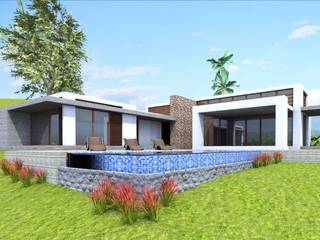 CASA 10, Elite Arquitectura y Asoc. SAS. Elite Arquitectura y Asoc. SAS. Modern home Bricks