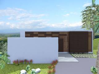 CASA 10, Elite Arquitectura y Asoc. SAS. Elite Arquitectura y Asoc. SAS. Modern home Bricks