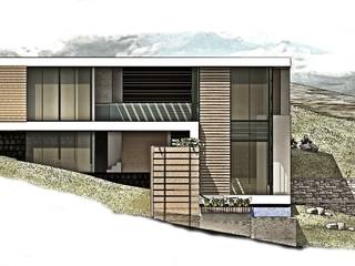 CASA 9, Elite Arquitectura y Asoc. SAS. Elite Arquitectura y Asoc. SAS. Modern home Iron/Steel