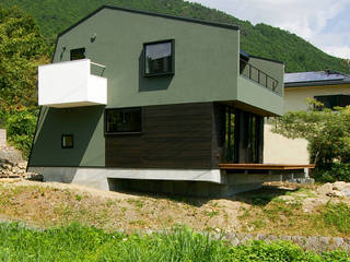 mori-湖 琵琶湖を望む家, 一級建築士事務所アールタイプ 一級建築士事務所アールタイプ Modern Evler