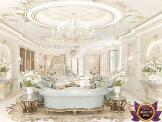 ​ Royal interiors by Katrina Antonovich, Luxury Antonovich Design Luxury Antonovich Design Classic style corridor, hallway and stairs