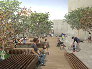Concorso di Progettazione per Riqualificazione di uno spazio urbano "Piazza Clemenziano" , beatrice pierallini beatrice pierallini