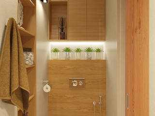 Интерьер квартиры стилизация под LOFT, Дизайн Студия 33 Дизайн Студия 33 Ванная в стиле лофт дизайн студии