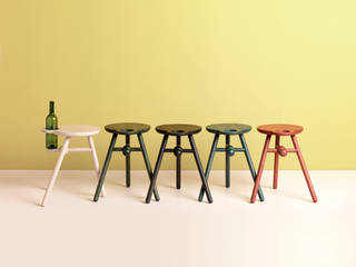 Bottle Stool, Pode Pode Ruang Keluarga Modern Kayu Wood effect