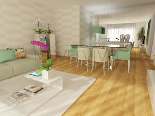 3D Living Room, Movelvivo Interiores Movelvivo Interiores Moderne Wohnzimmer