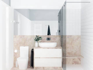 CHALET NA LAPA, Esfera de Imagens Lda Esfera de Imagens Lda Modern bathroom