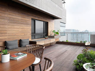 H之所在 H house, 禾築國際設計Herzu Interior Design 禾築國際設計Herzu Interior Design Terrace