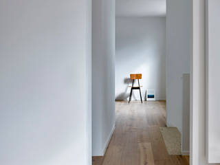 Umbau und Sanierung eines Reihnehaus-Bungalows, teamgeissert teamgeissert Minimalist bedroom Wood Wood effect