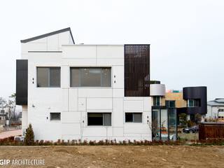 [GIP] White Cubic, GIP GIP Casas modernas