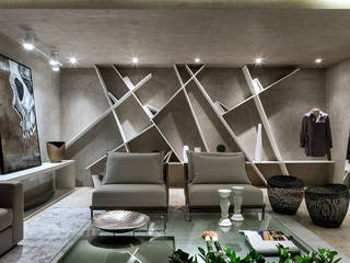 Sala de Estar, Rosset Arquitetura Rosset Arquitetura Modern living room Grey