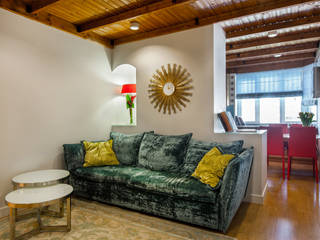 На солнечной стороне, Дизайн-студия "Вердиз" Дизайн-студия 'Вердиз' Eclectic style living room