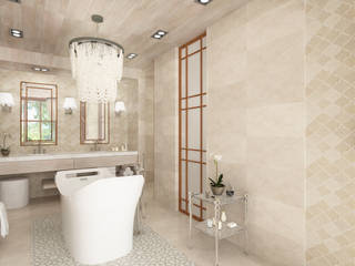 Casa Biscotti, Hdl Studio Hdl Studio Tropical style bathrooms Marble