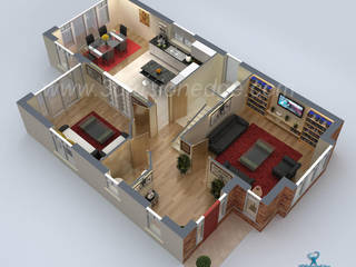 3d Floor Plan Rendering, 3DFUSIONEDGE 3DFUSIONEDGE