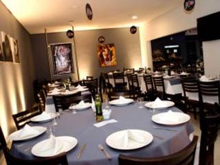 Restaurante, Cecilia Boeckmann Arquitetura Cecilia Boeckmann Arquitetura 商業空間