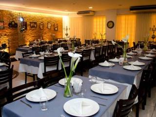 Restaurante, Cecilia Boeckmann Arquitetura Cecilia Boeckmann Arquitetura 商業空間