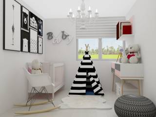 Habitación Baby , Naromi Design Naromi Design Cuartos para bebés Madera Blanco