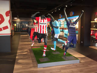 PSV fanstore, Eindhoven, Bleeker Concepts Bleeker Concepts Bedrijfsruimten