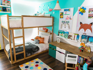 Cuarto de Sofia y Matias, Little One Little One Habitaciones para niños de estilo moderno