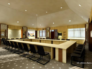 Aula PT Phapros Indonesia, Ide Interior Ide Interior Mediterranean style study/office Plywood
