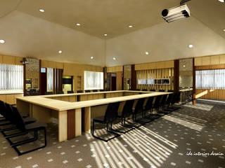 Aula PT Phapros Indonesia, Ide Interior Ide Interior ห้องทำงาน/อ่านหนังสือ แผ่นไม้อัด Plywood