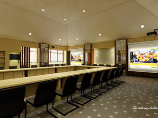 Aula PT Phapros Indonesia, Ide Interior Ide Interior Mediterranean style study/office Plywood