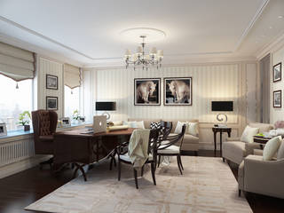 Офис предпринимателя в БЦ "Омега Плаза", Арт Реал Дизайн Арт Реал Дизайн Study/office