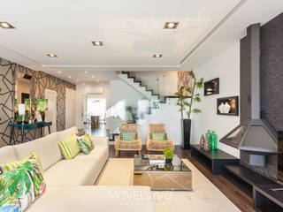 Exotic House, Movelvivo Interiores Movelvivo Interiores Living room