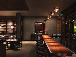 Steak Restaurant, Alto Mimarlık Alto Mimarlık Esszimmer im Landhausstil