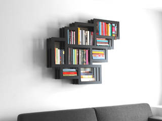 FRAMES wall, Studio Gerard de Hoop Studio Gerard de Hoop Modern living room MDF